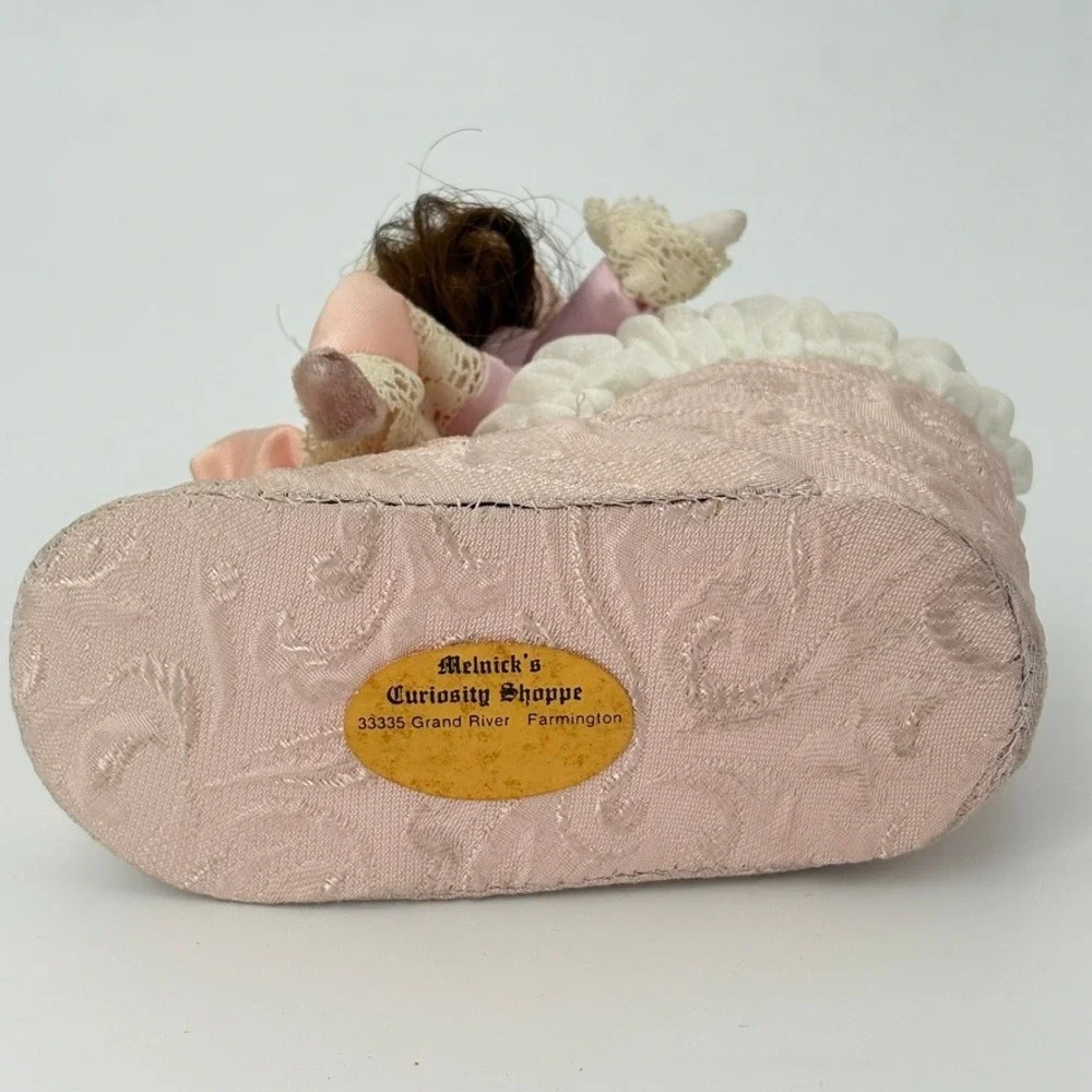Melnicks Curiosity Shoppe Handmade OOAK Creepy Porcelain Doll in Pink Lace Shoe